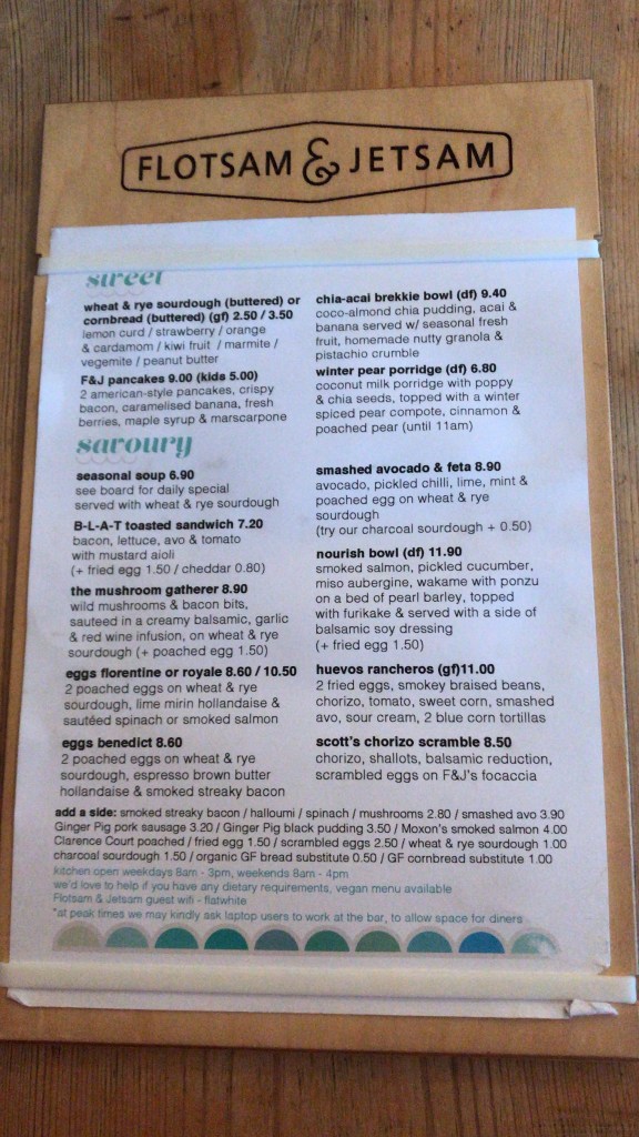 Flotsam and Jetsam Cafe Gluten Free Review Fittie FODMAP London